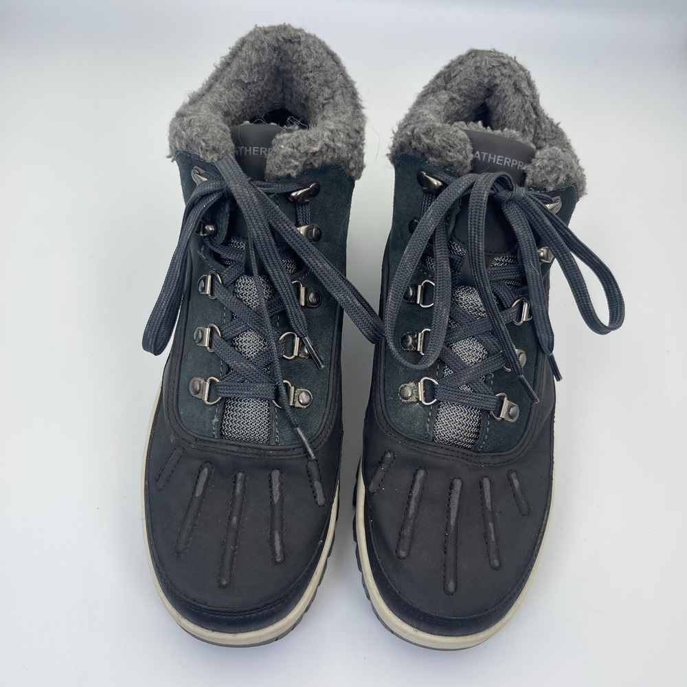 Weatherproof Landon Men's 9M Suede Sneaker‎ Memory Foam Collar Snow Boots